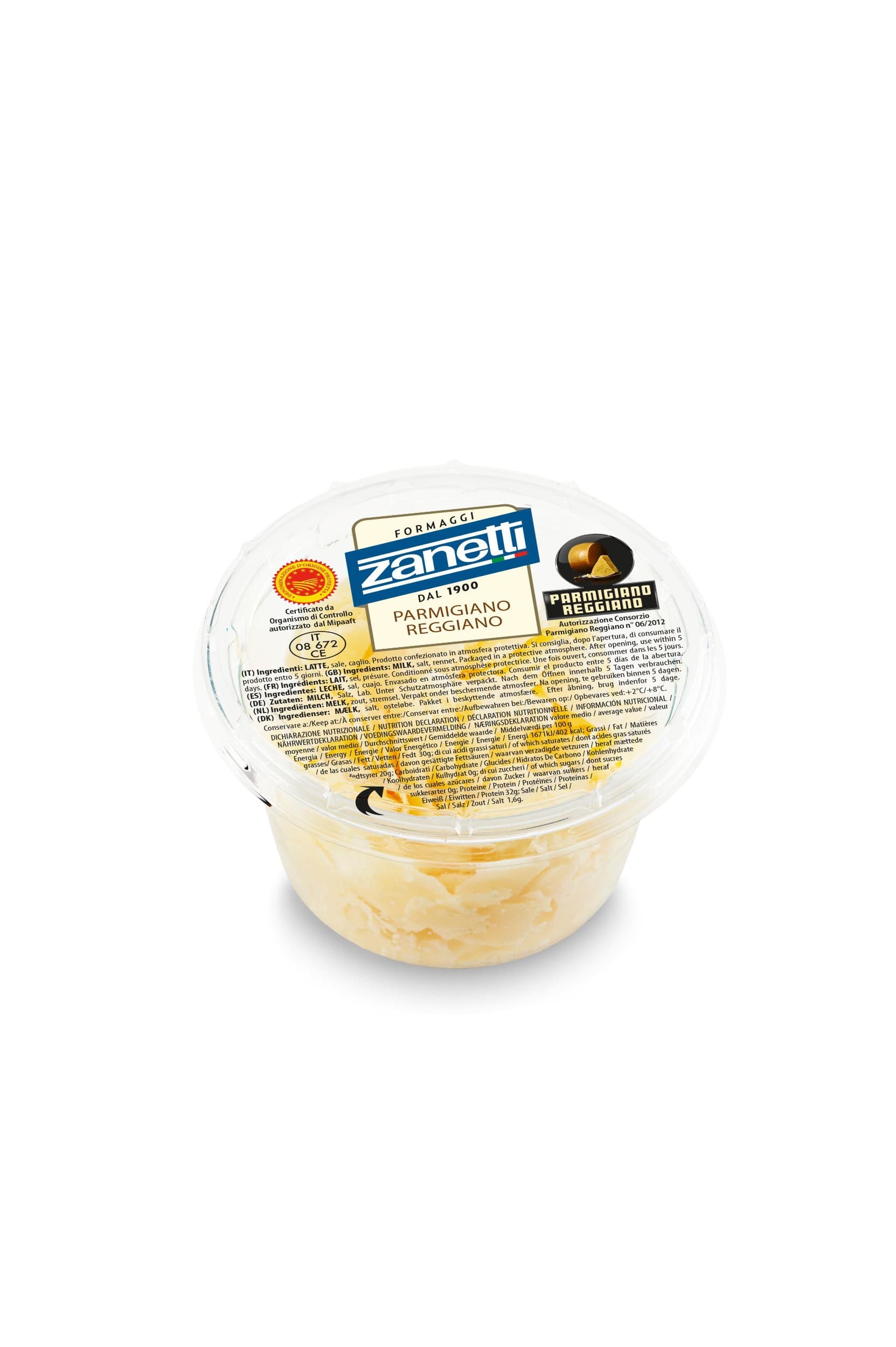 Zanetti Parmigiano Reggiano hobliny 80 g