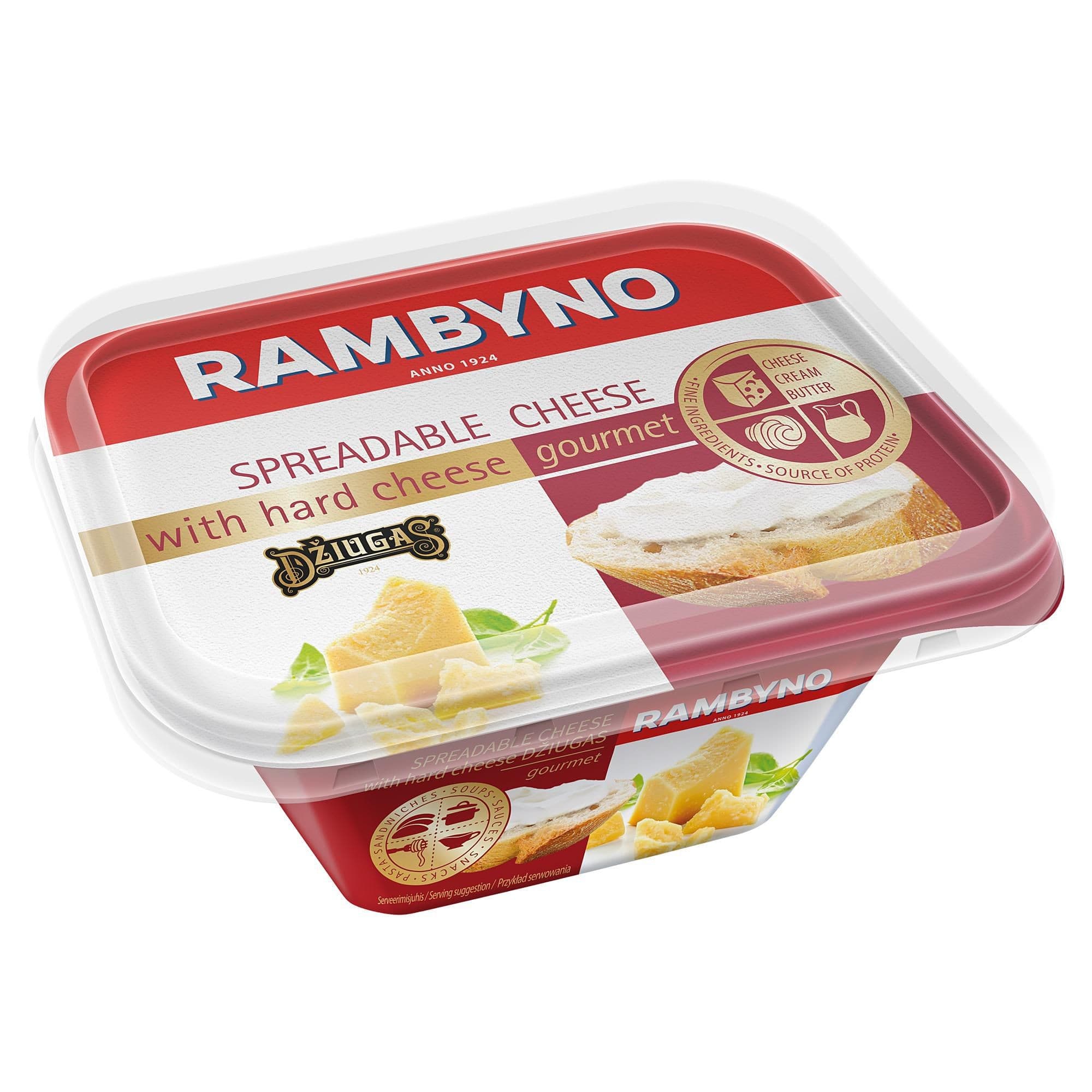 Tavený sýr Žemaitijos s tvrdým sýrem Džiugas, 50% t.v.s. 175 g