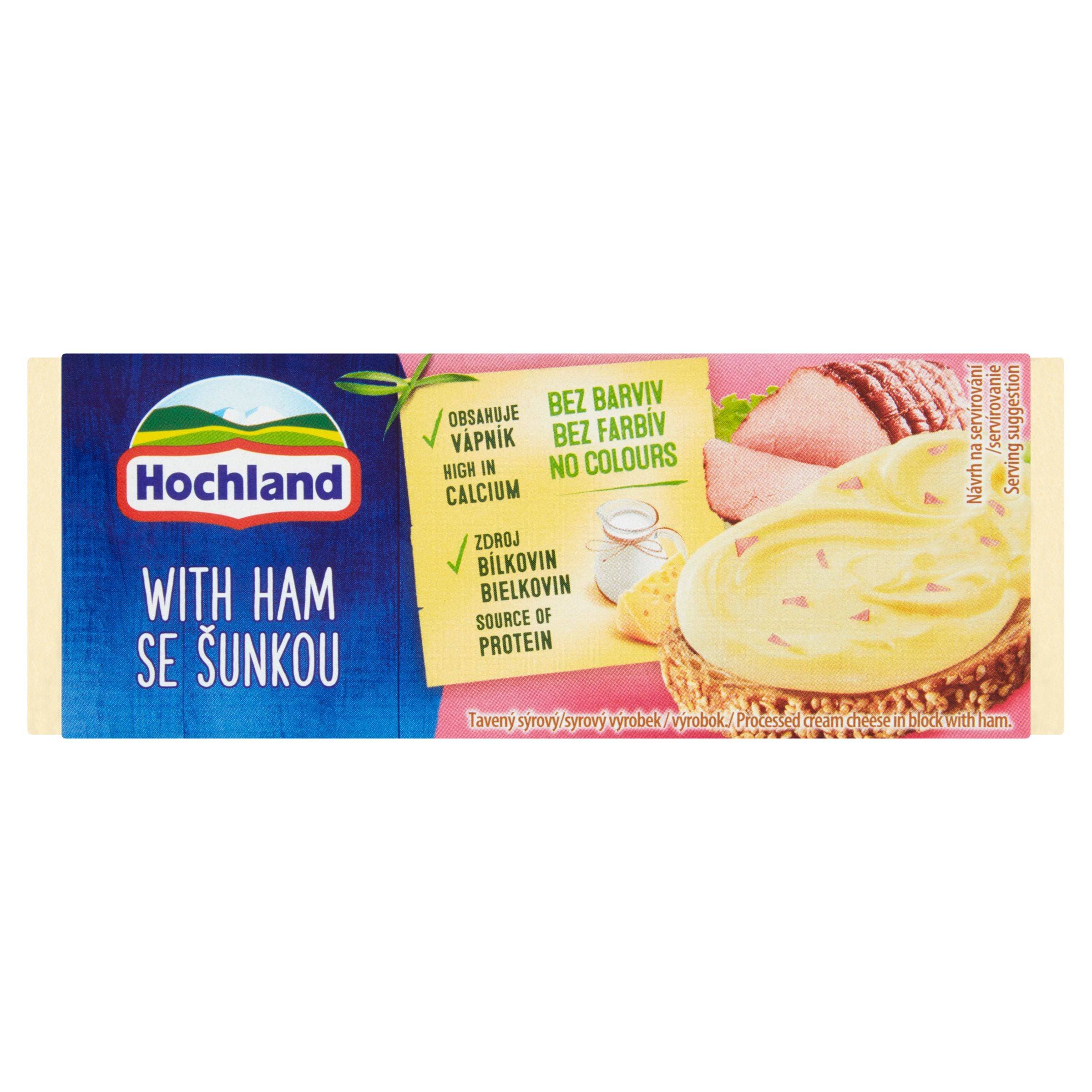 Hochland Tavený sýr se šunkou 100 g