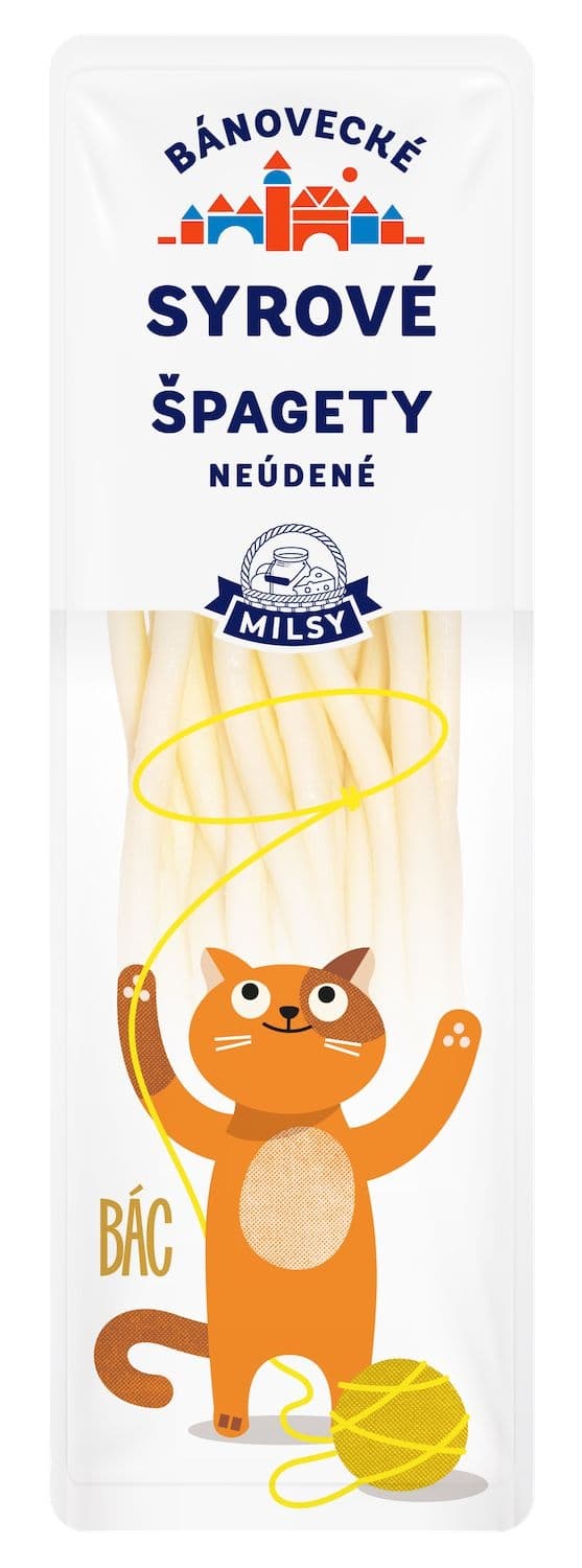 Milsy Sýrové špagety 80 g