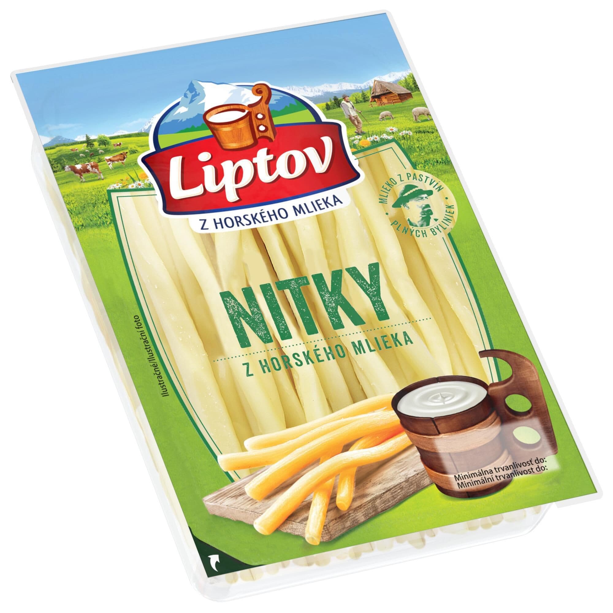 Liptov Nitky pařený sýr 80g