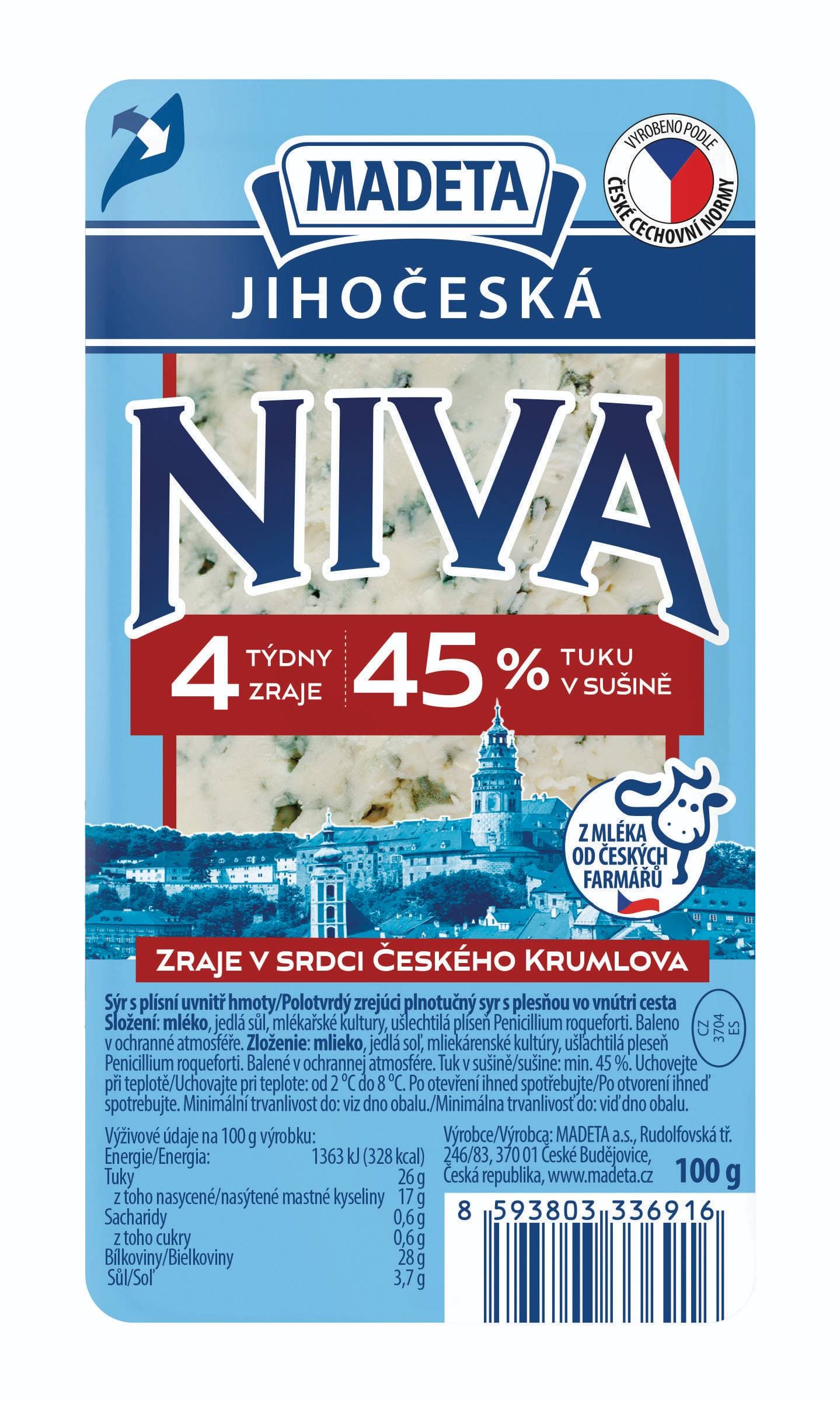 Jihočeská Niva 45% 100g