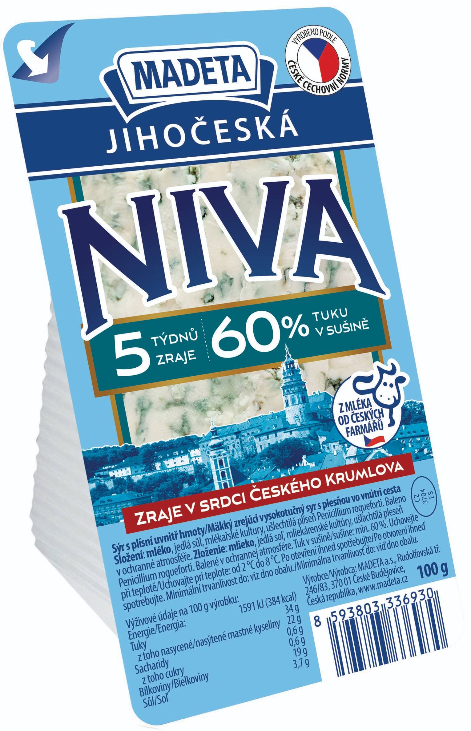 Jihočeská Niva 60% 100g