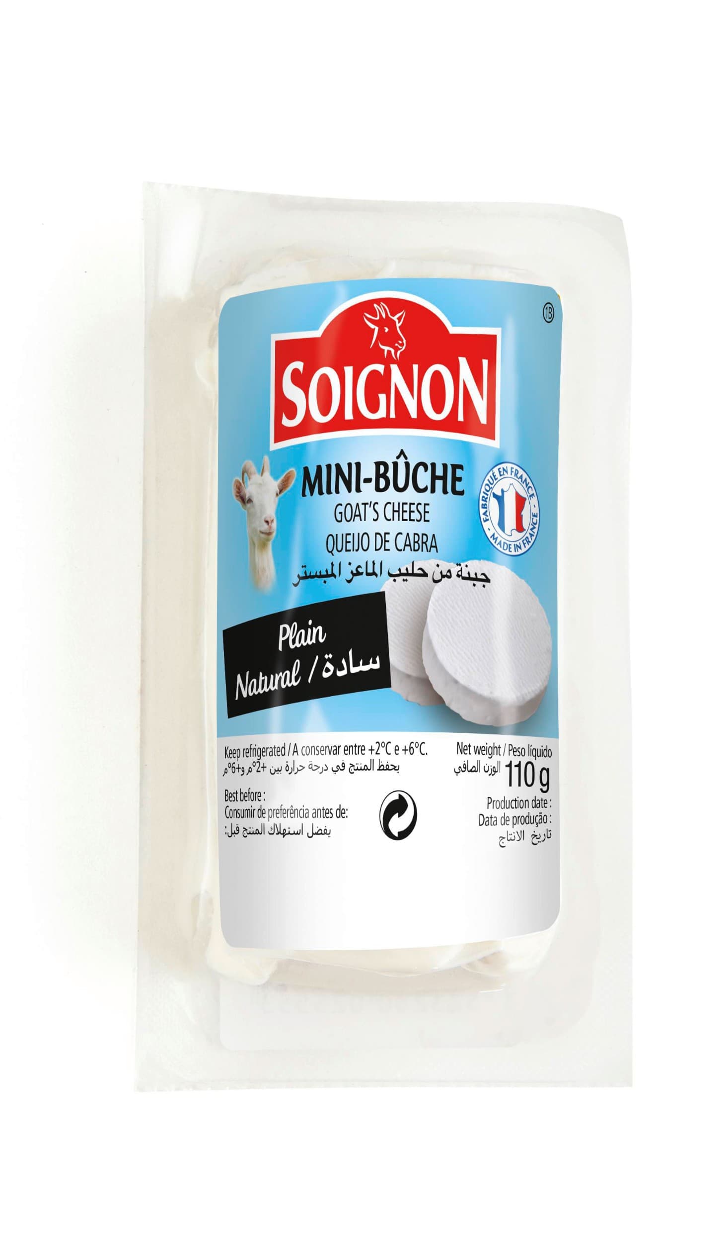 Soignon Mini Buche natur 110g