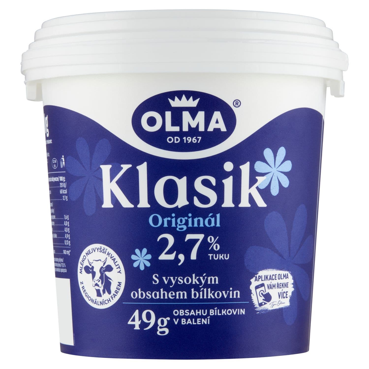 Olma Klasik bílý jogurt 2,7% 1 kg