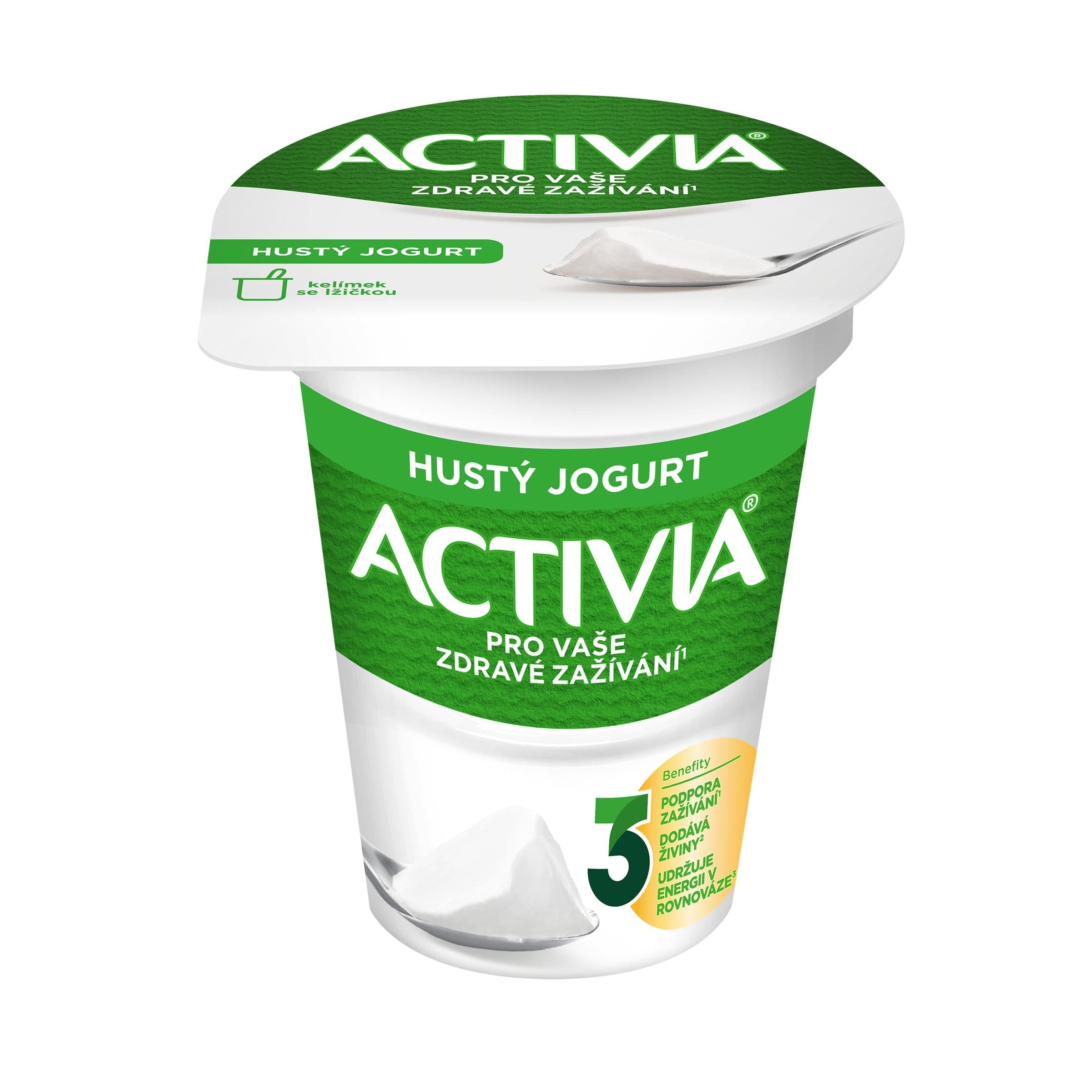Activia probiotický jogurt bílý, zrající v kelímku 280g