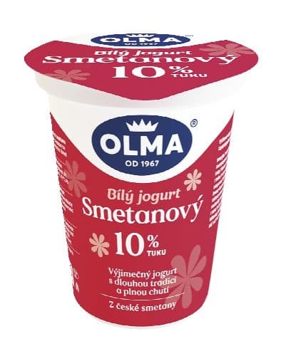 Olma Smetanový bílý jogurt 10% 330 g
