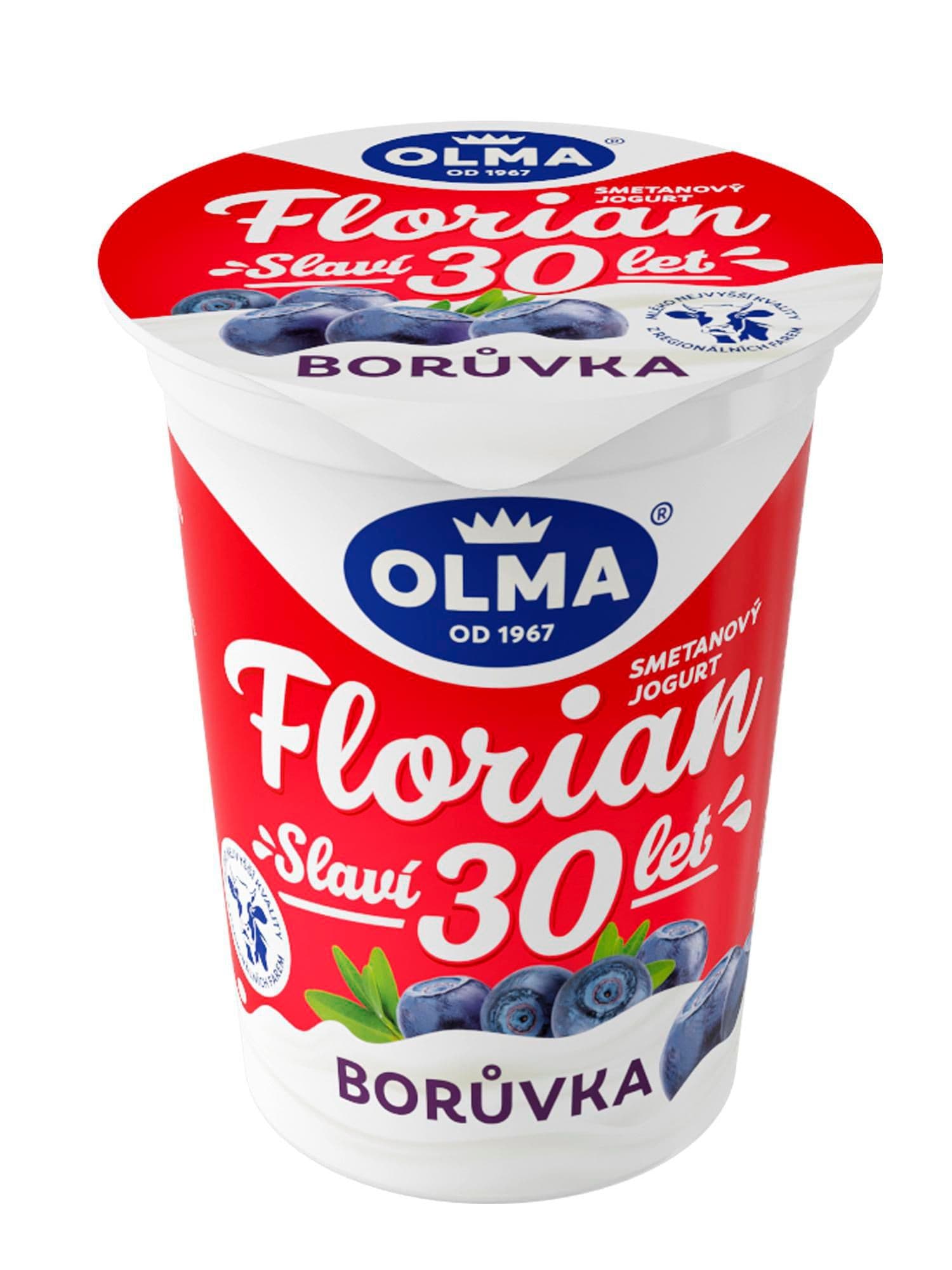 Olma Florian Smetanový jogurt borůvka 150 g