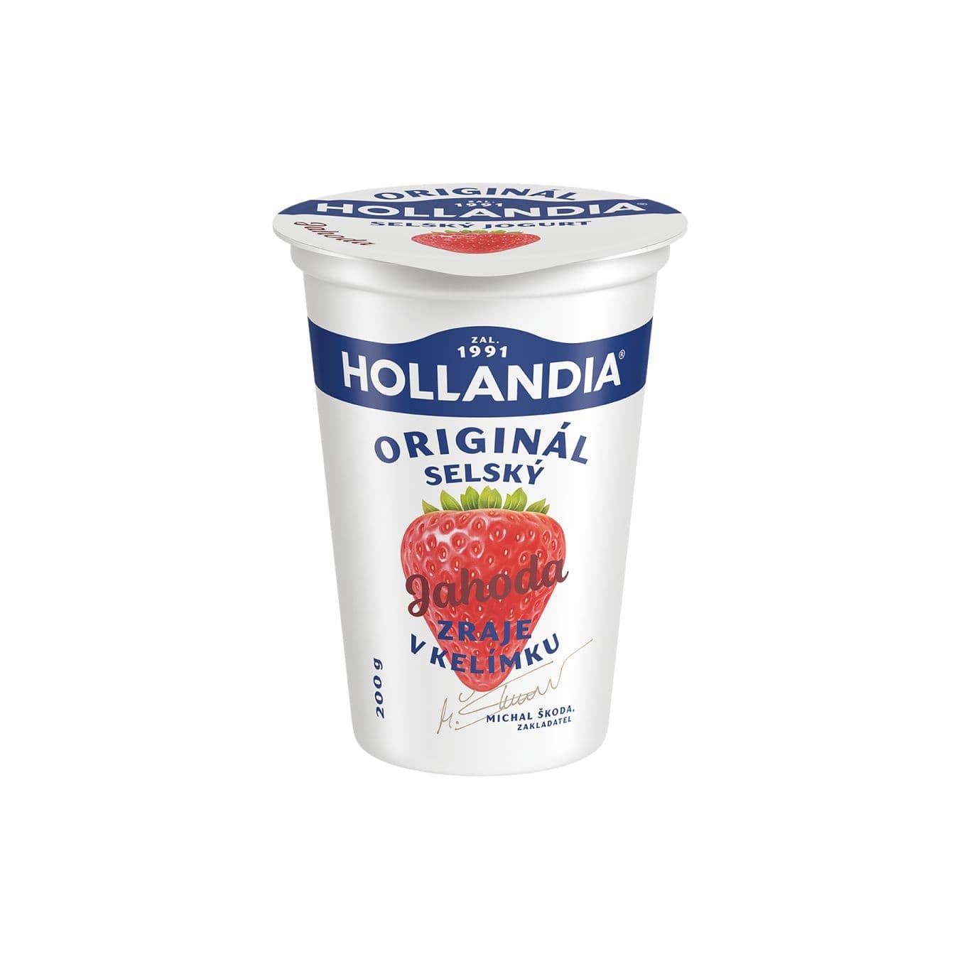 Hollandia Jogurt Selský jahoda 200g