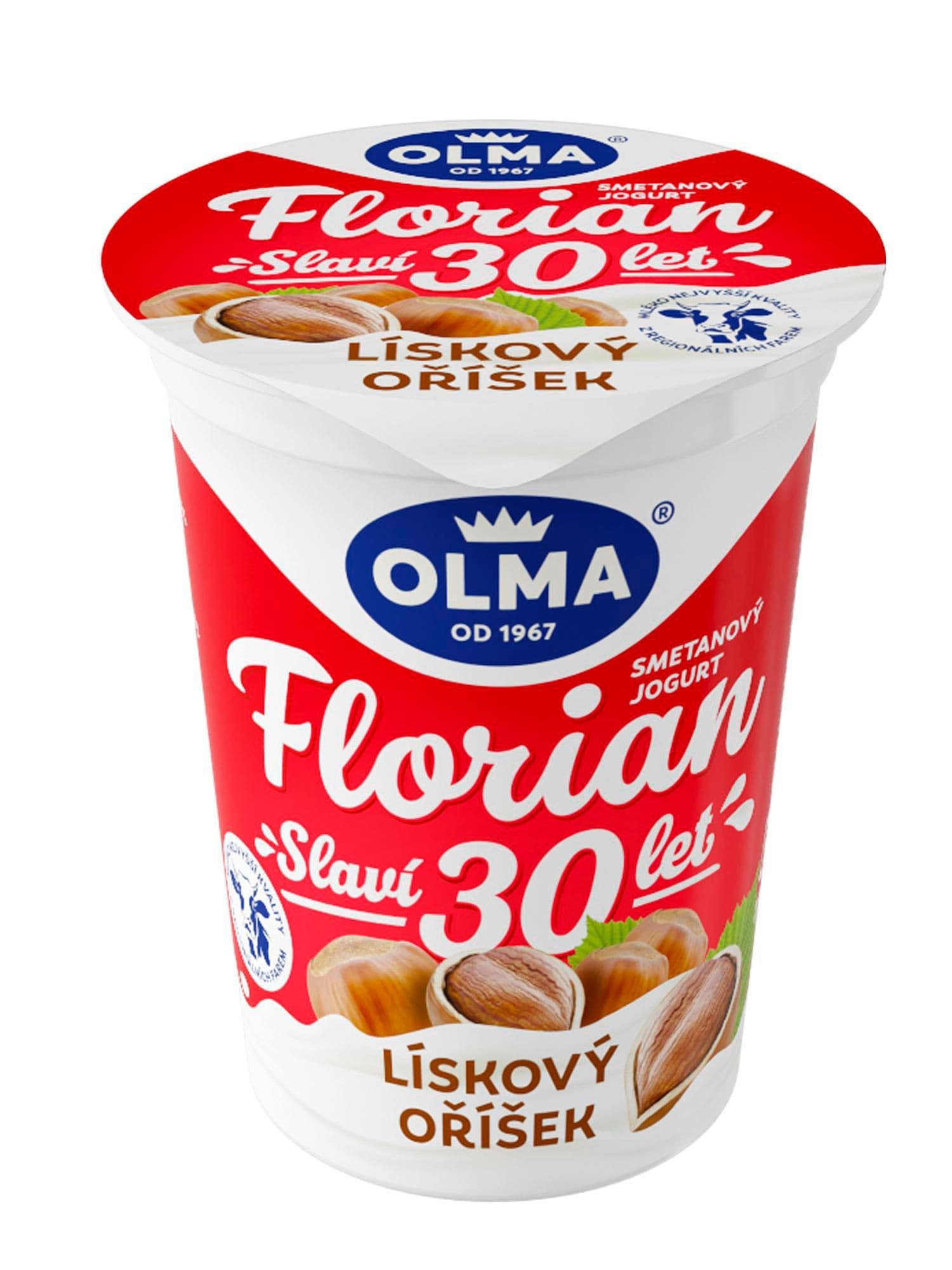 Olma Florian Smetanový jogurt lískový oříšek 150 g