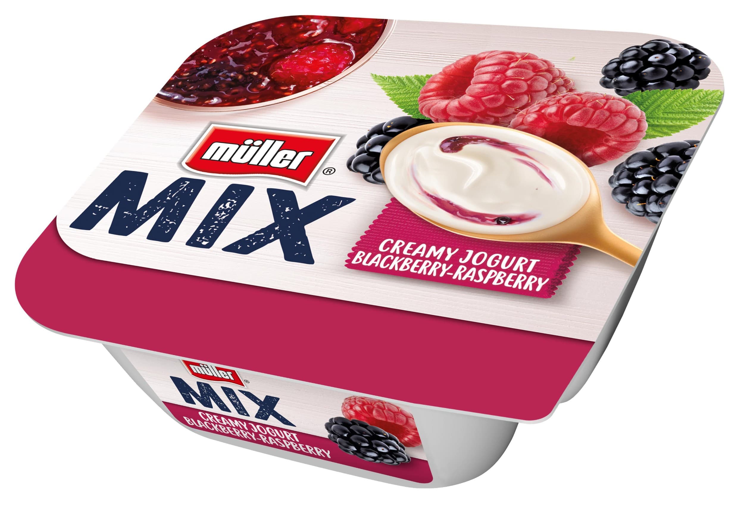 Müller Mix ostružina-malina 130g,