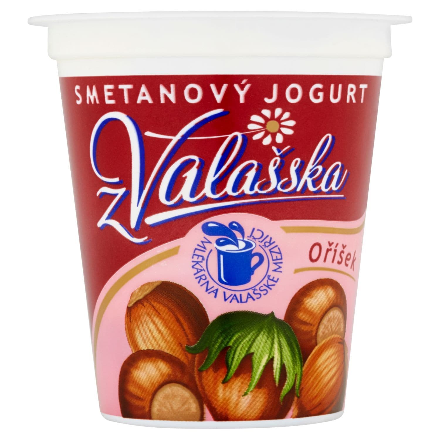 Mlékárna Valašské Meziříčí Smetanový jogurt z Valašska oříšek 150 g