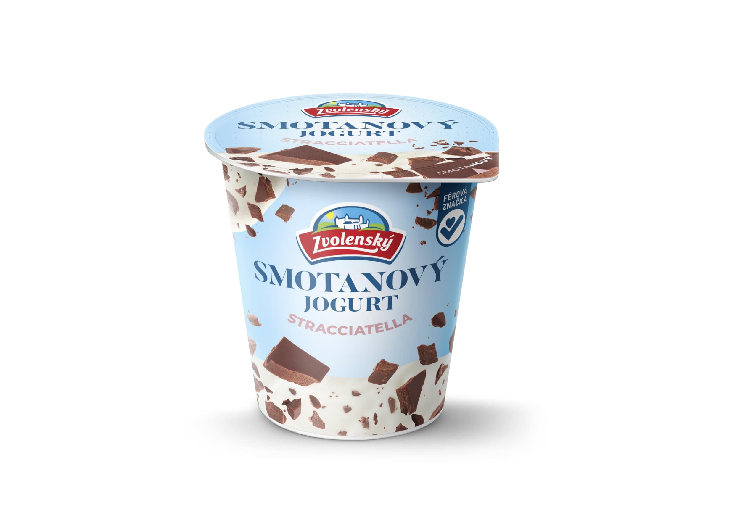 Zvolenský smetanový jogurt stracciatella 145g