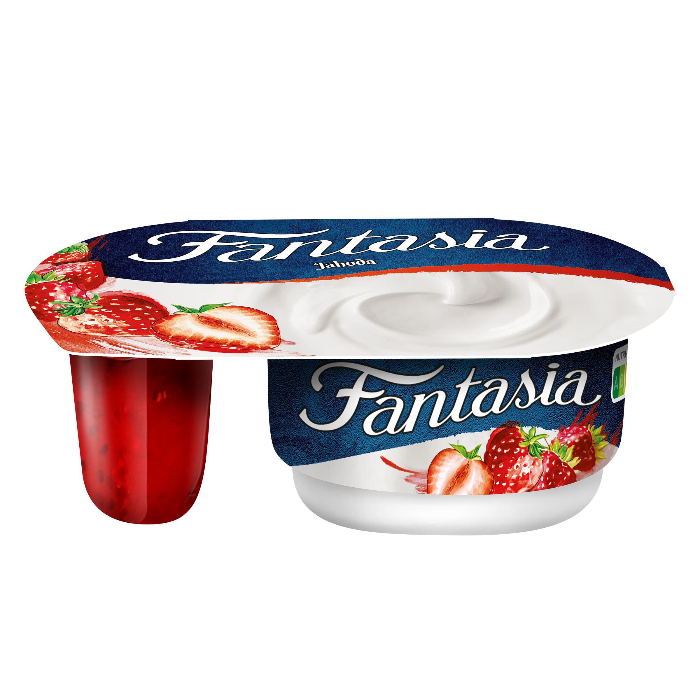 Danone Fantasia Jogurt s jahodami 122 g