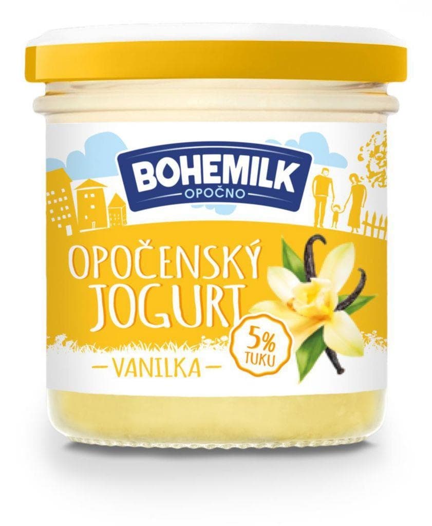 Bohemilk Opočenský jogurt vanilka 5% 150 g