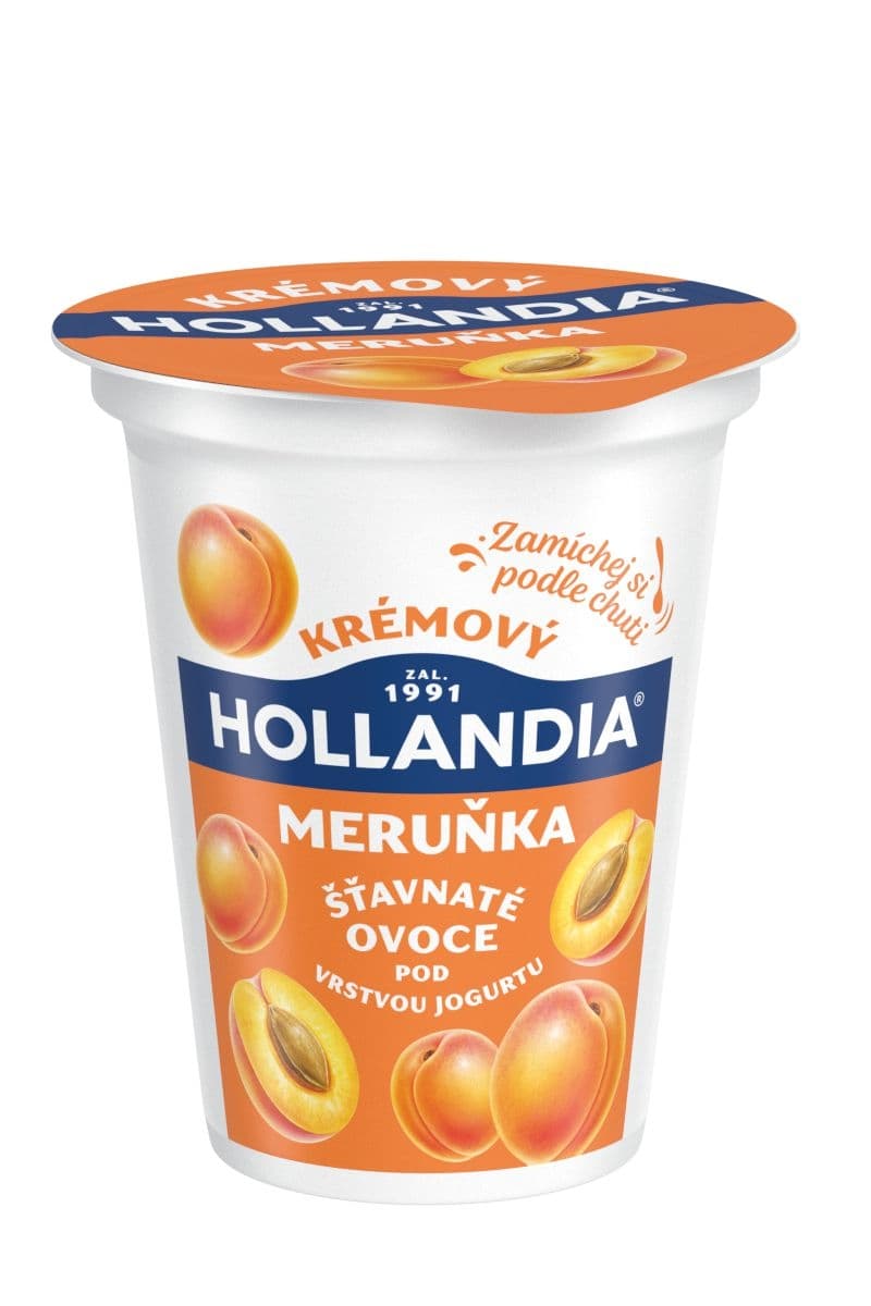 Hollandia krémový jogurt meruňka 150g