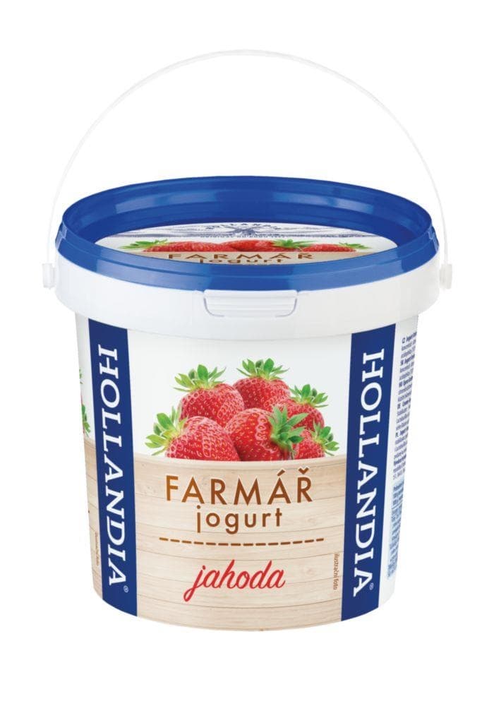 Hollandia Farmář jogurt krémový Jahoda 1kg