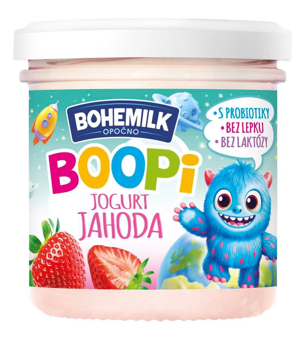 Bohemilk Boopi jogurt jahoda, 150 g
