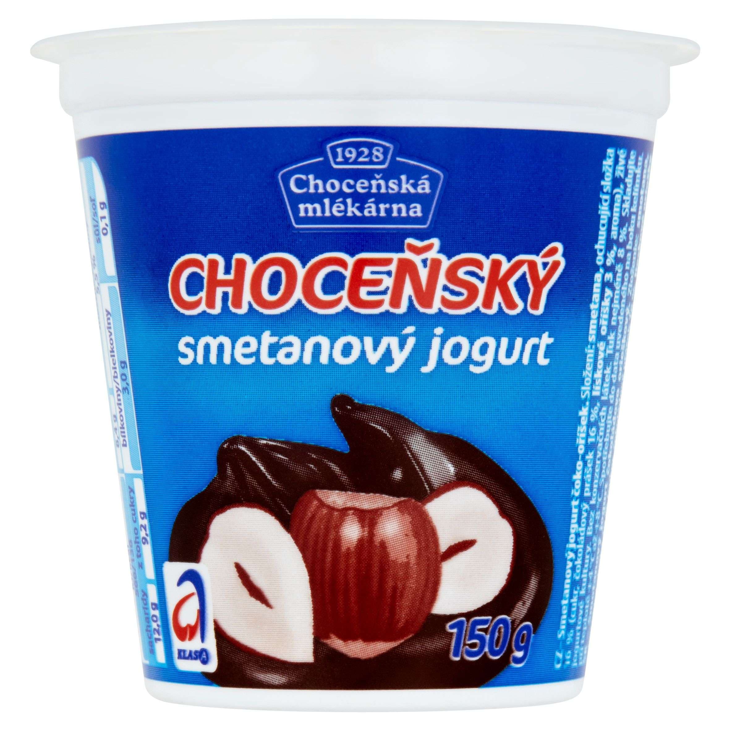 Choceňská Mlékárna Choceňský smetanový jogurt čoko-oříšek 150 g