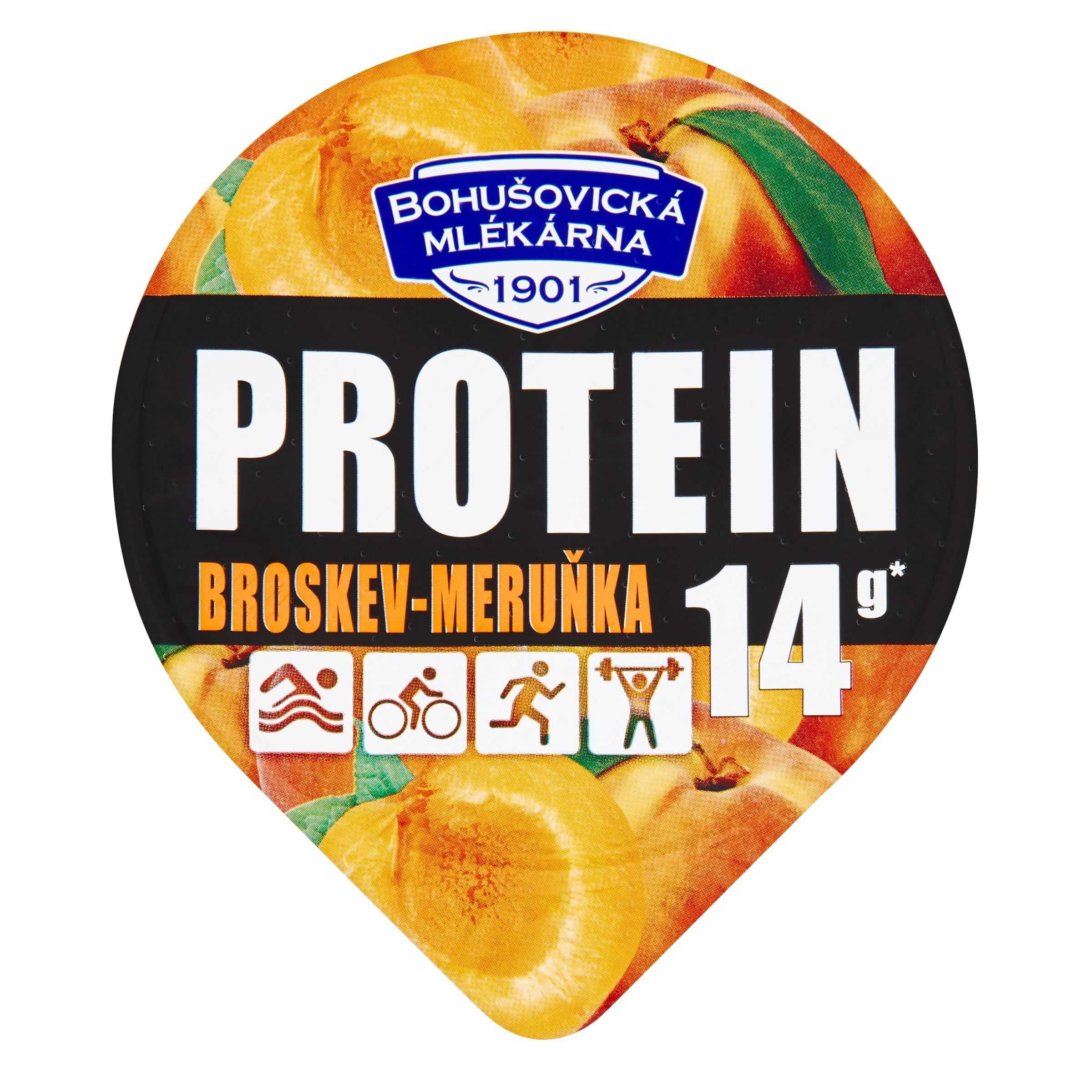 Bohušovická Mlékárna Protein broskev-meruňka 140 g