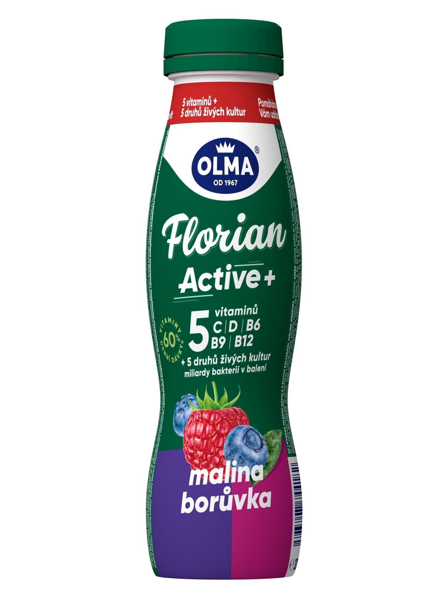 Olma Florian Active+ malina borůvka 320g