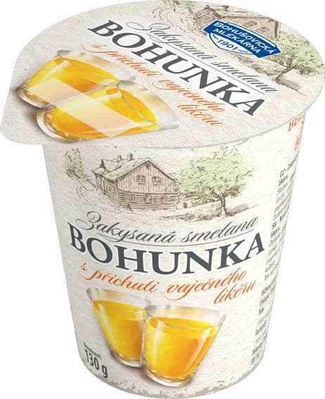 Bohušovická mlékárna Bohunka vaječný likér 130g