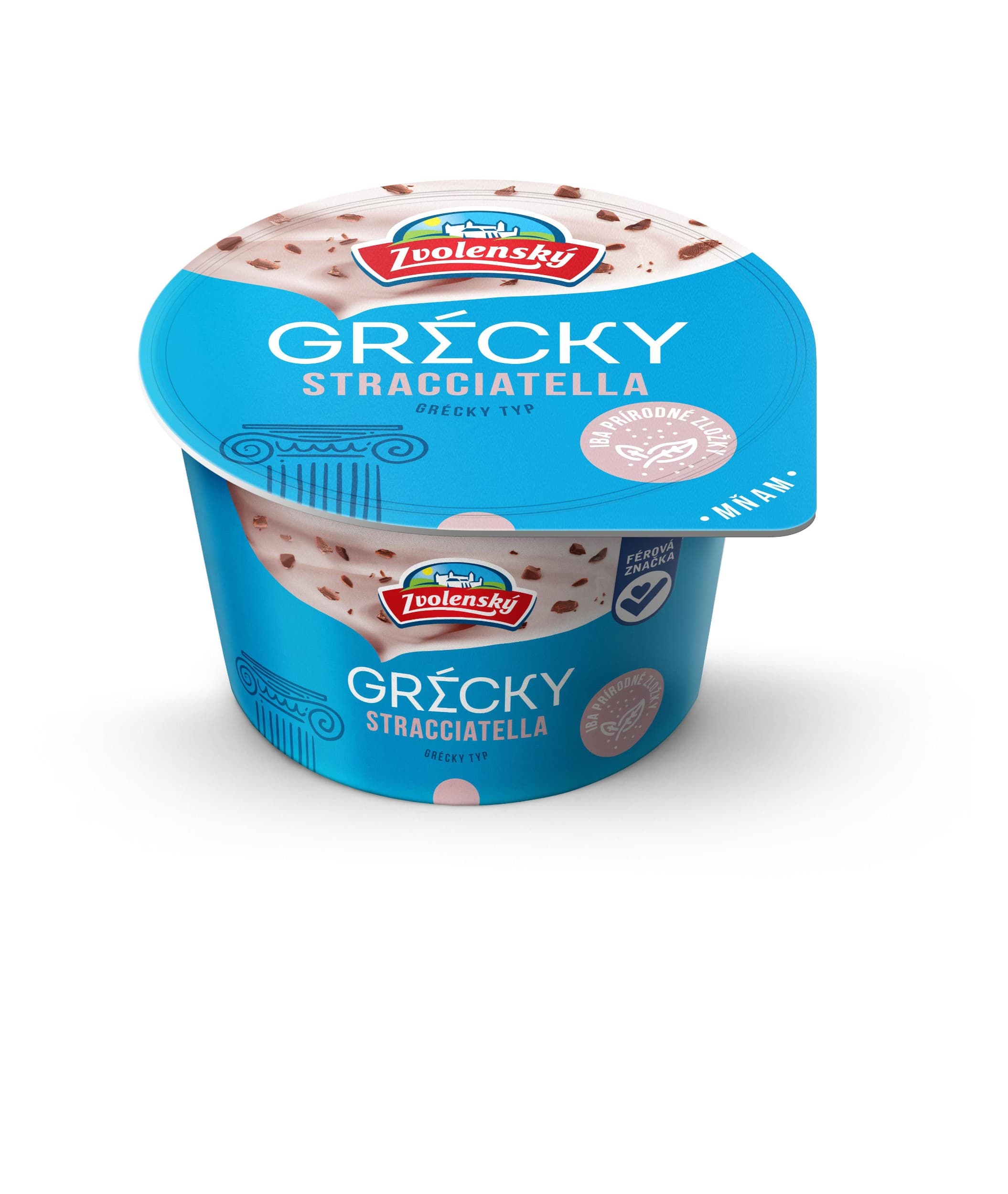 Zvolenský Jogurt řeckého typu stracciatella 125g
