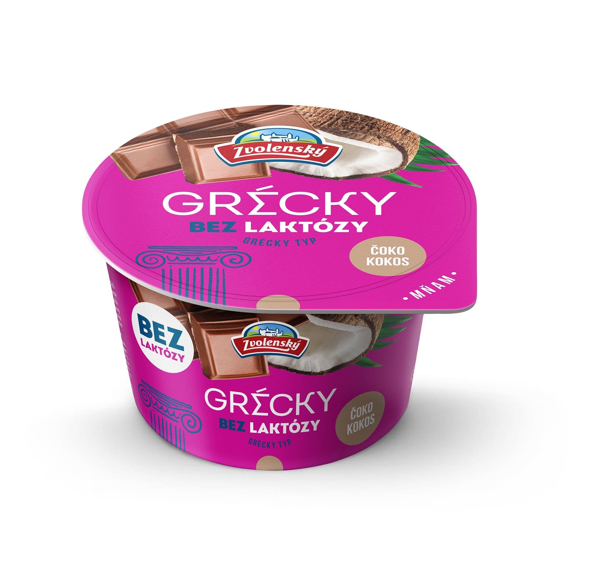 Zvolenský Jogurt řeckého typu bezlaktózový čoko - kokos 125g