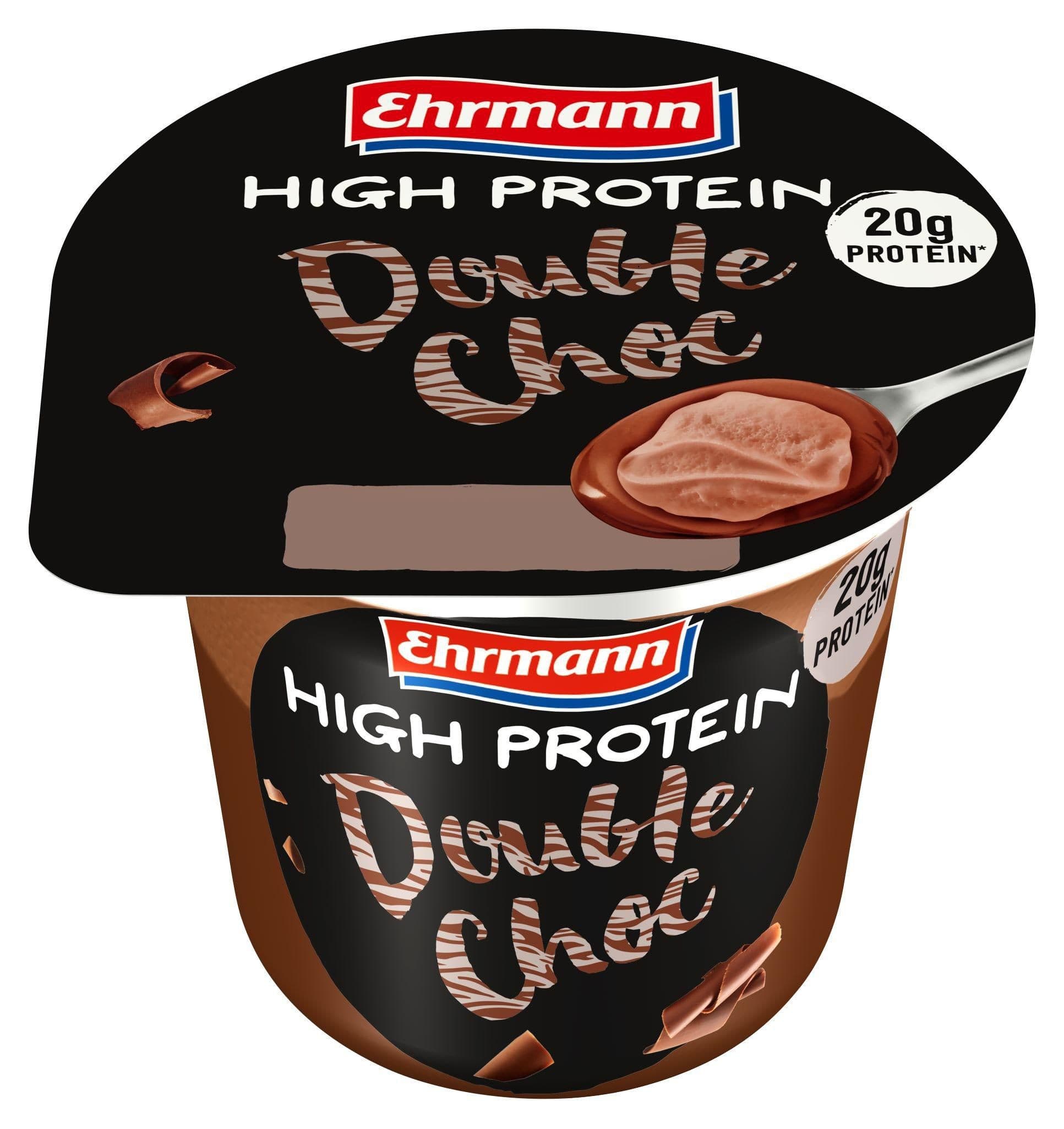 Ehrmann High Protein topping double choc 200g