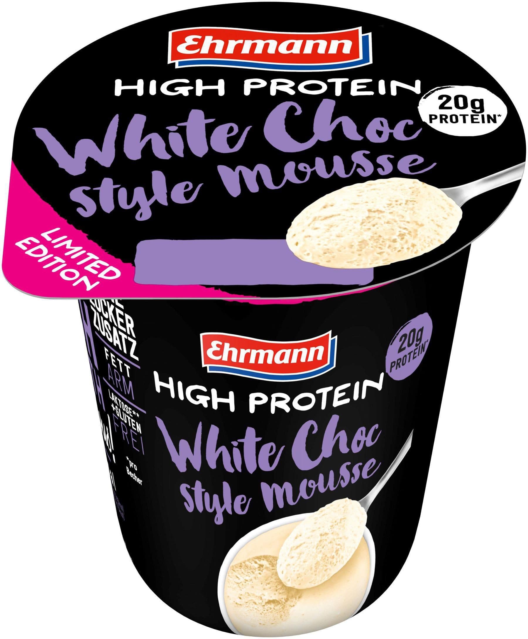 Ehrmann High Protein Mousse White Choc Style 200g