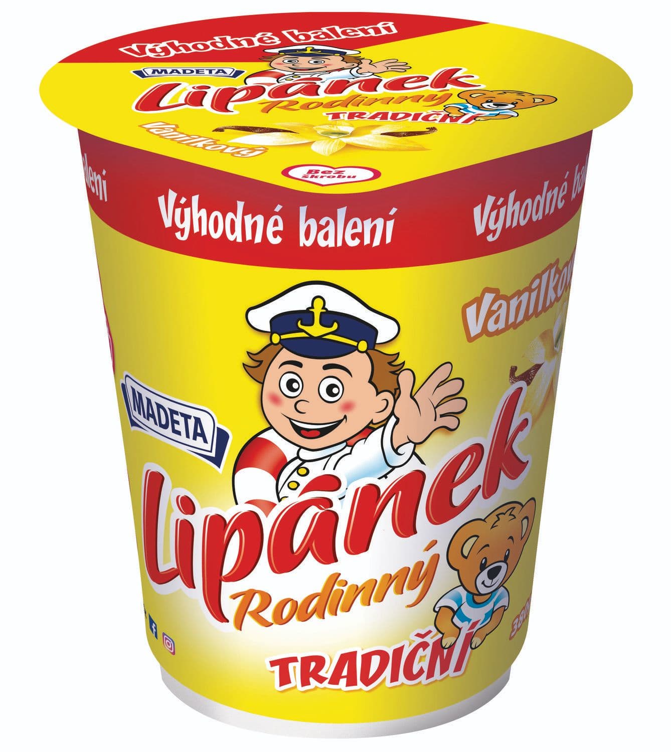 Lipánek rodinný vanilka 380g