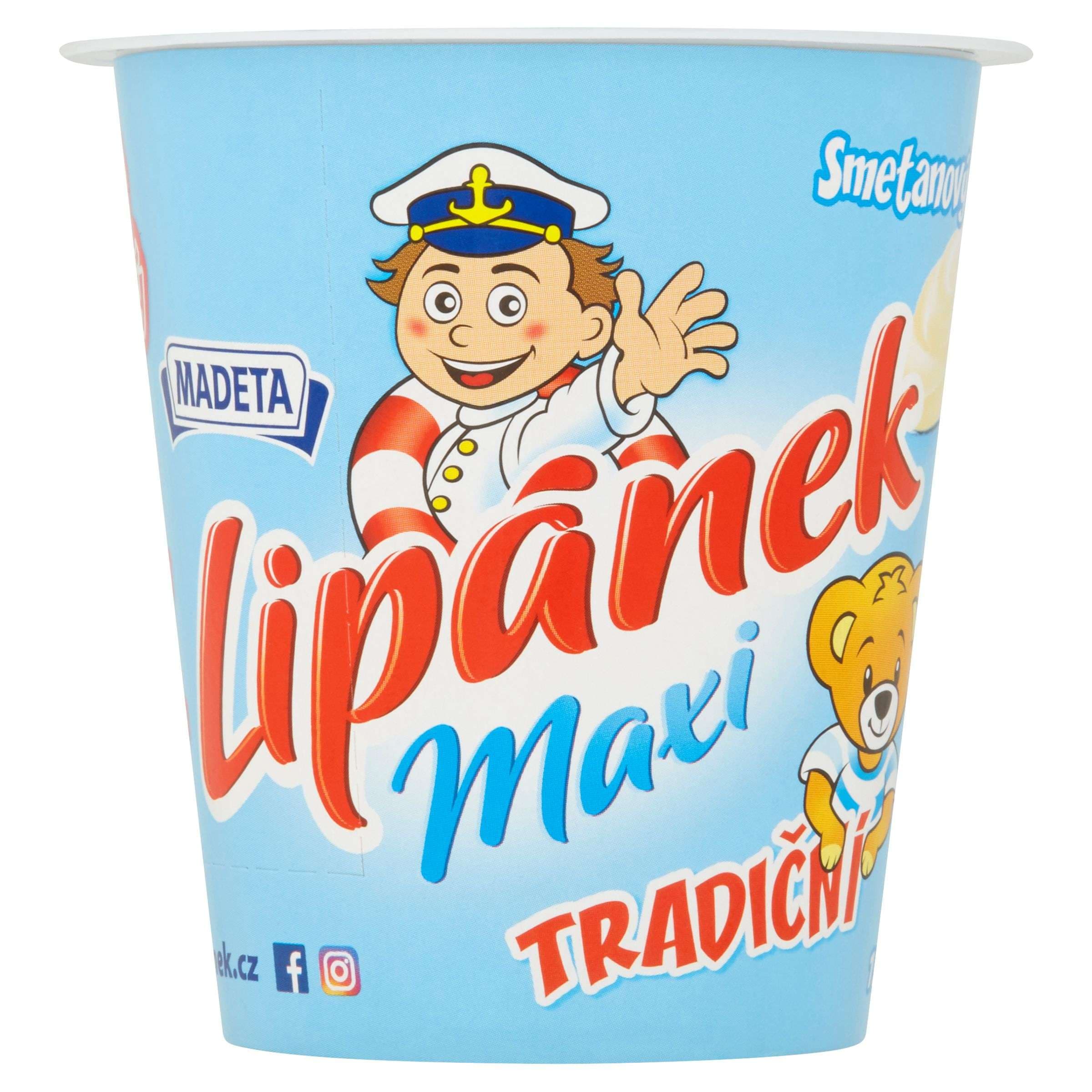 Madeta Lipánek Maxi smetanový 130 g