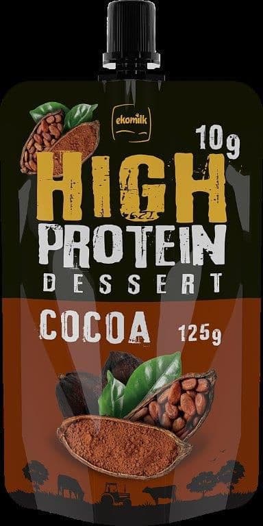 Ekomilk High Protein tvarohová svačinka kakao 125g
