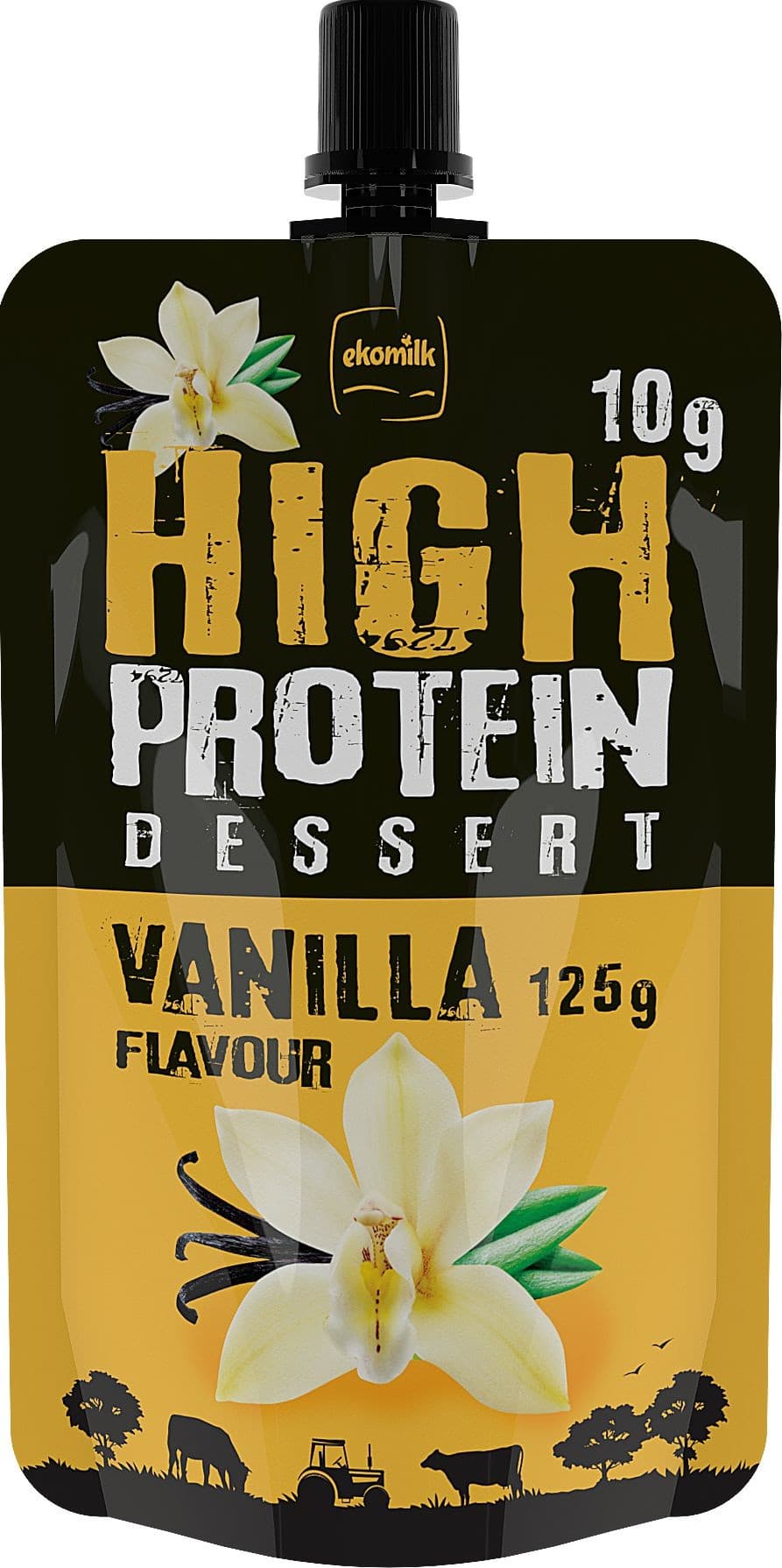 Ekomilk High Protein tvarohová svačinka vanilka 125g
