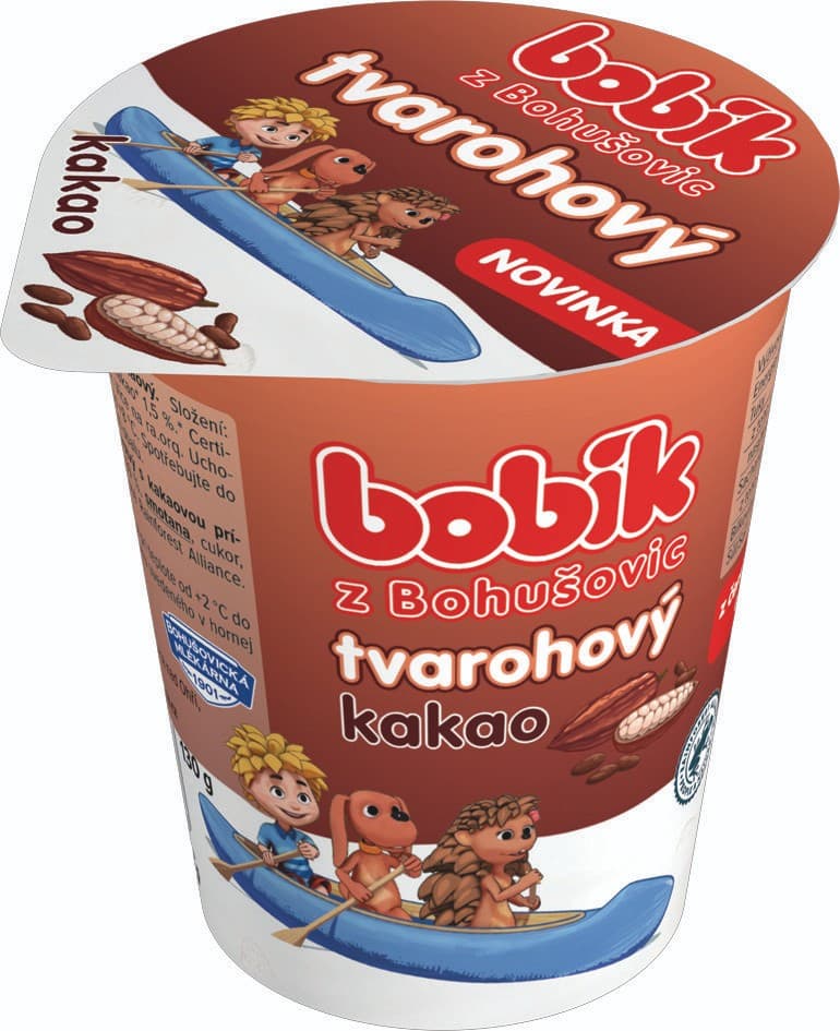 Bobík tvarohový kakao 130g
