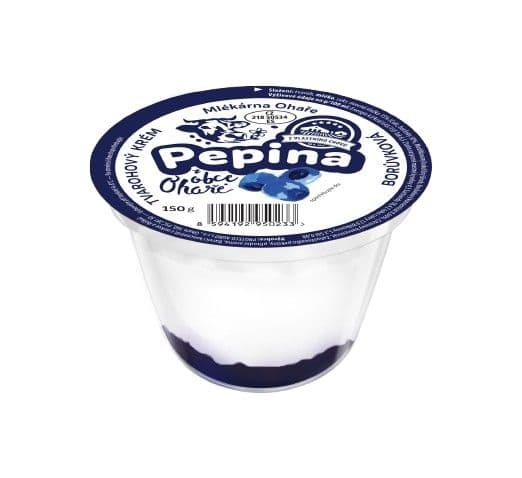 Mlékárna Ohaře, Pepina  z obce Ohaře BORŮVKOVÁ, 150g