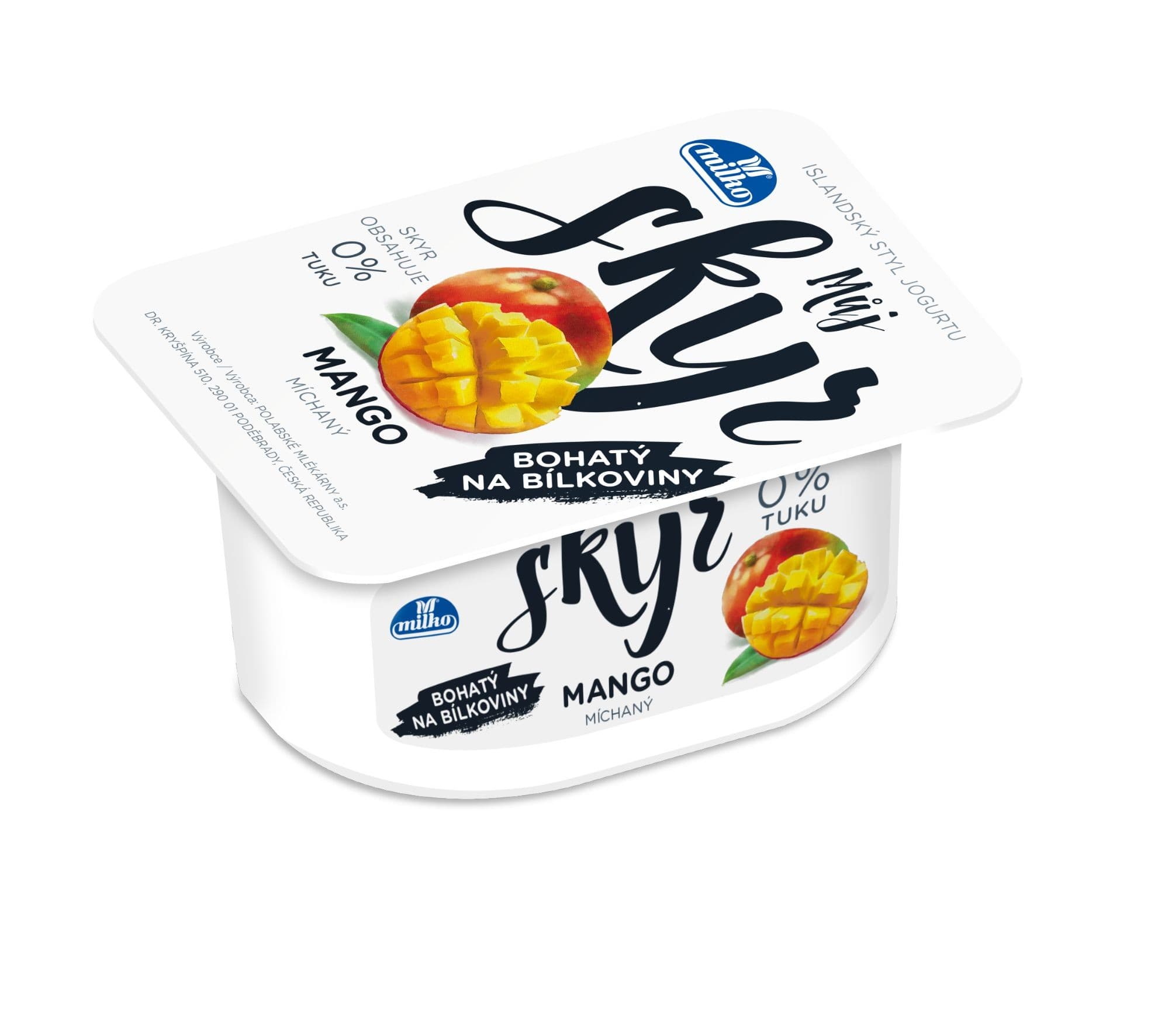 Milko Můj Skyr 0% mango 16ks/krt 130g