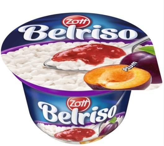 Zott Belriso delight karamel, švestka 200g