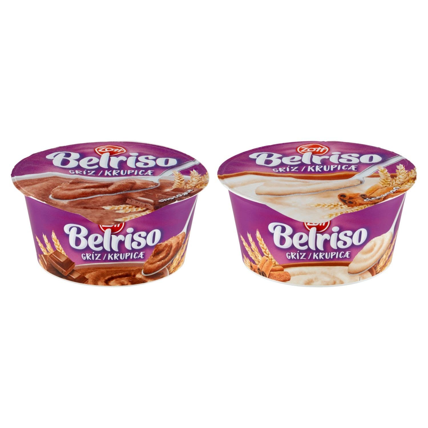 Zott Belriso Krupice různé příchutě 130g