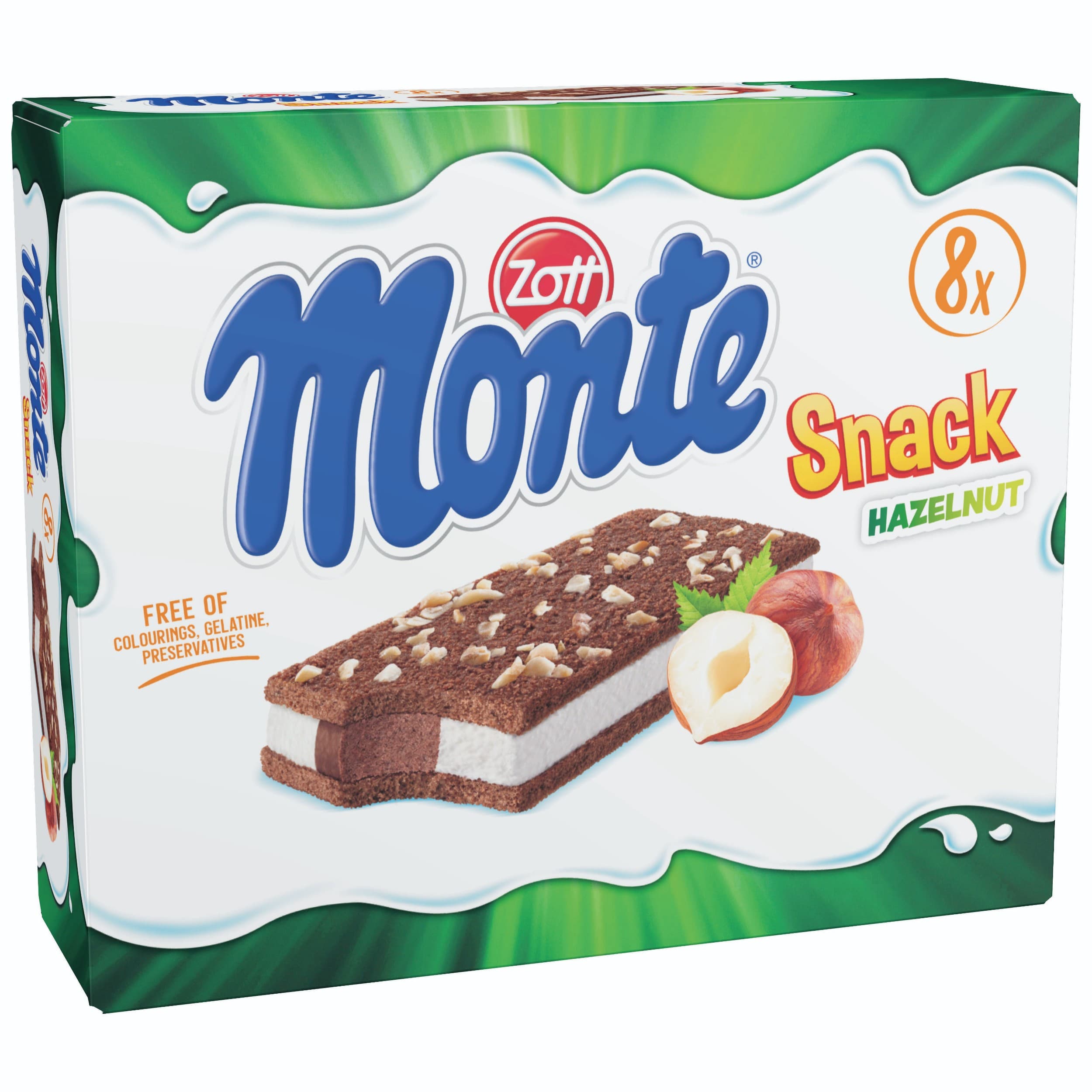 Zott Monte Snack Nut 8x29 g