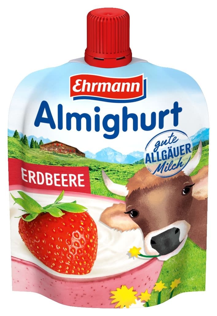 Ehrmann Almighurt jogurt do ruky různé příchutě 100 g
