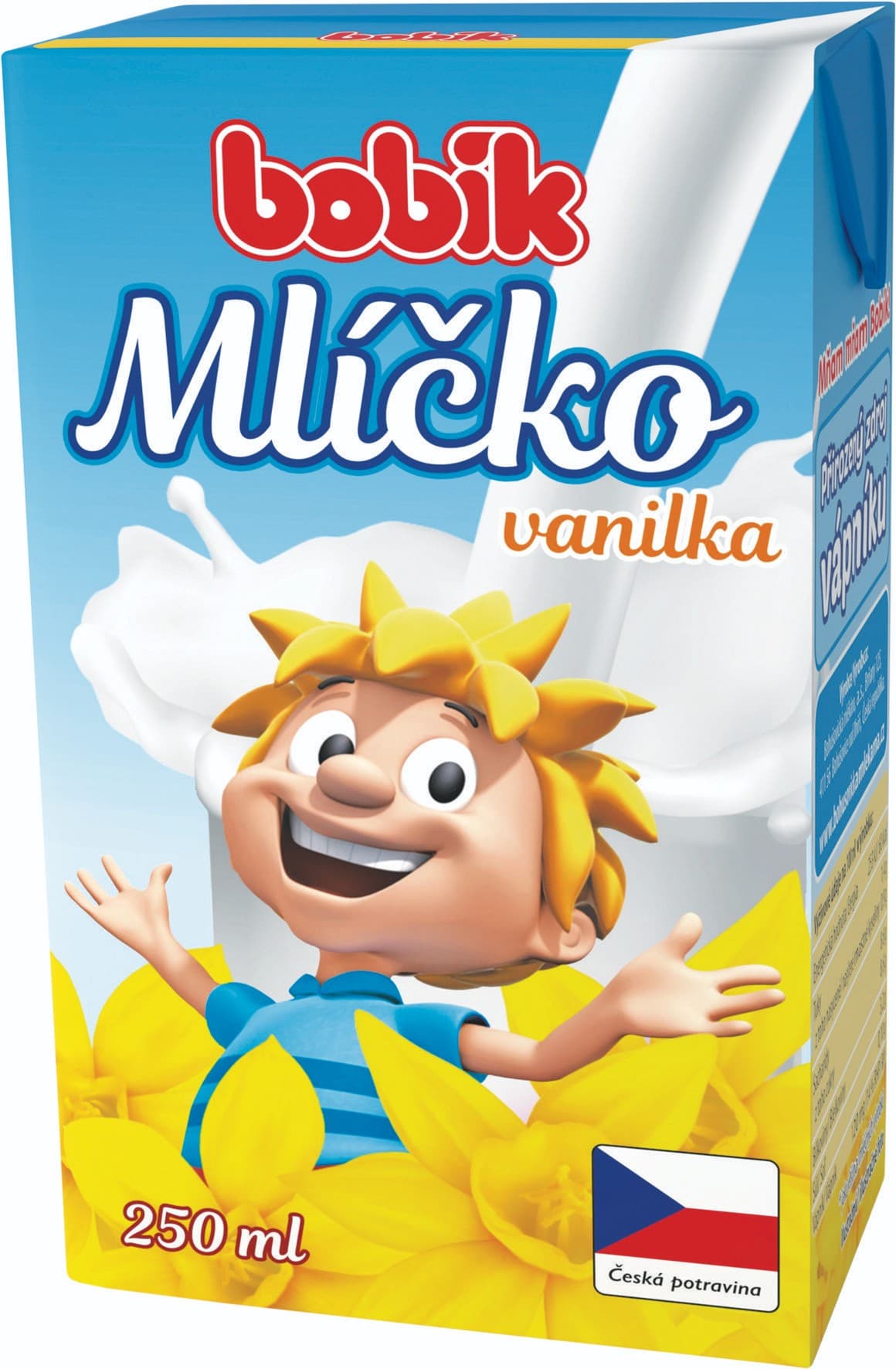 Bobík Mlíčko s příchutí vanilka 250 ml