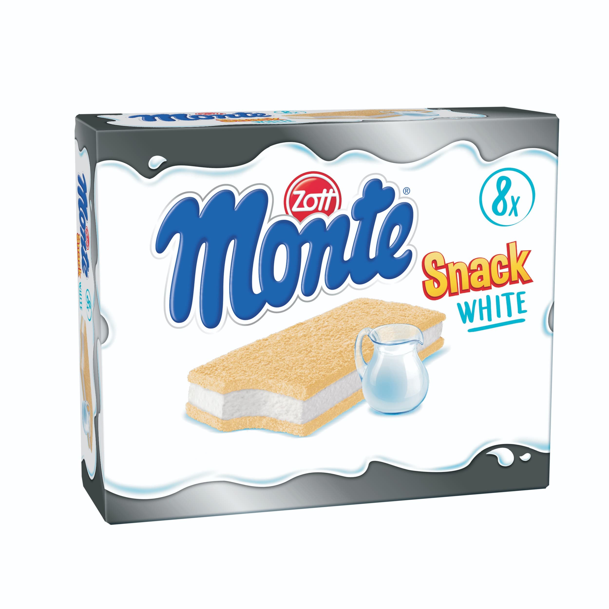 Zott Monte Snack White 8x29g