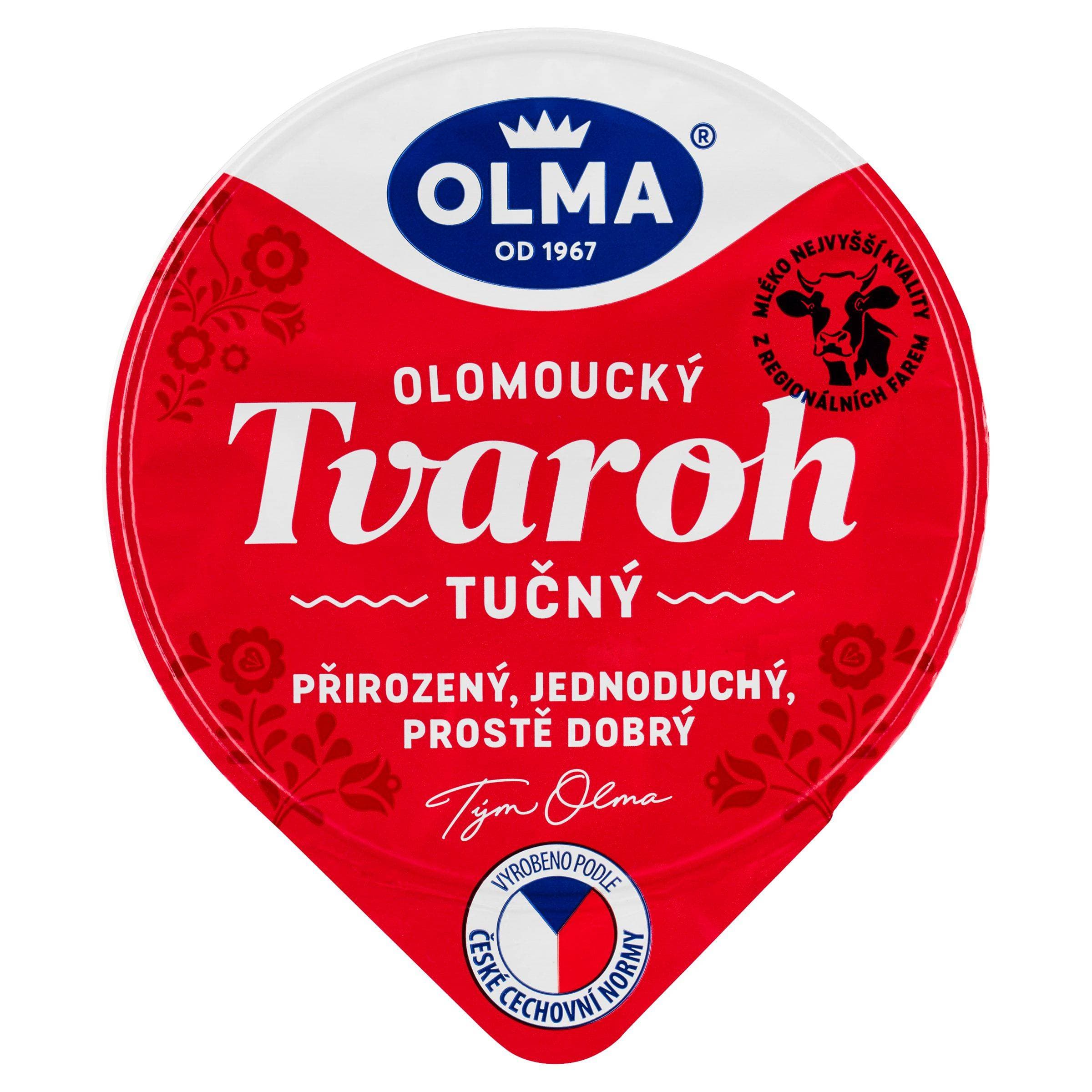 Olma Olomoucký tvaroh tučný 9% 250g