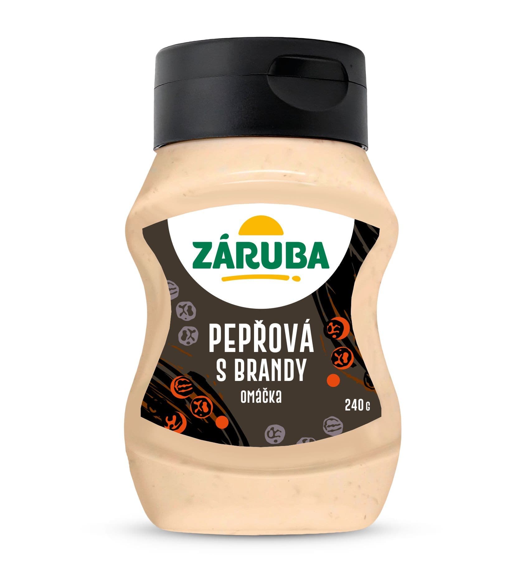 Záruba Omáčka na gril pepřová s brandy 240 g