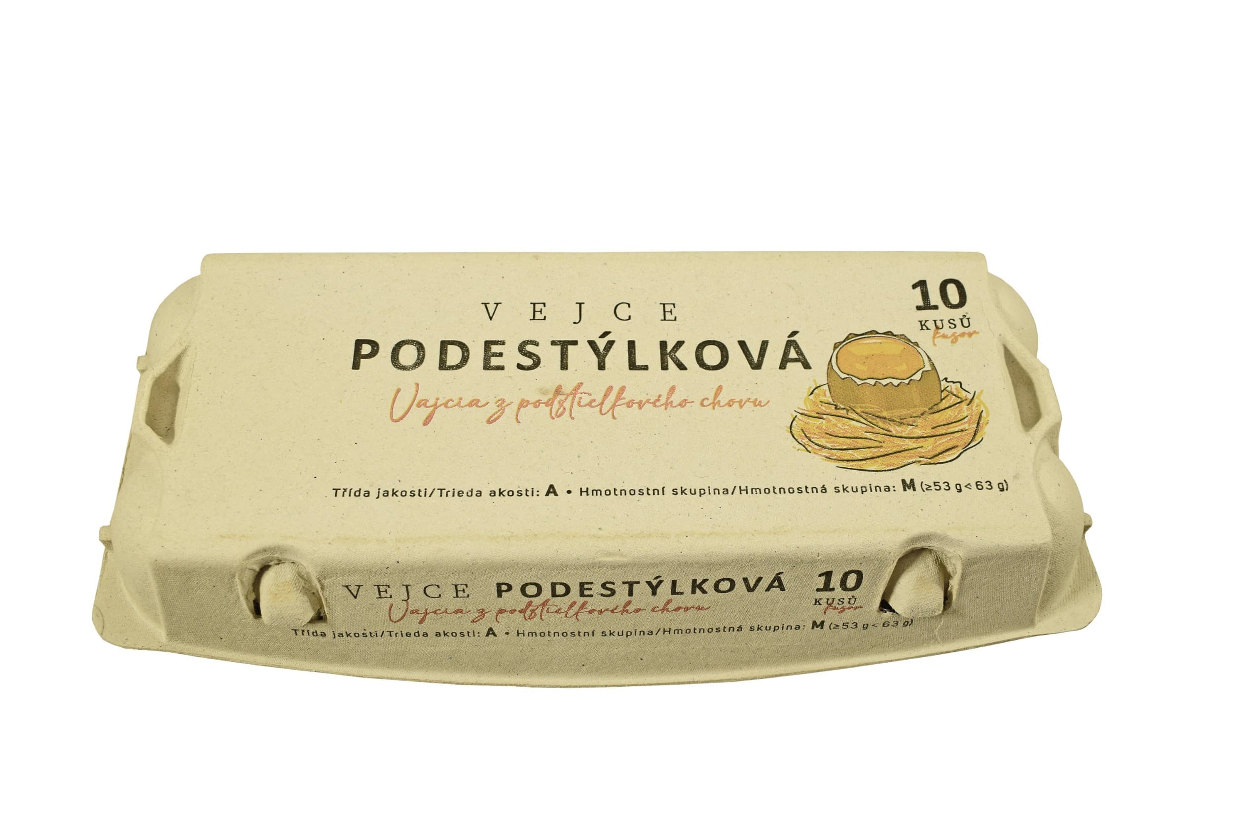 Schubert Vejce podestýlková M 10ks