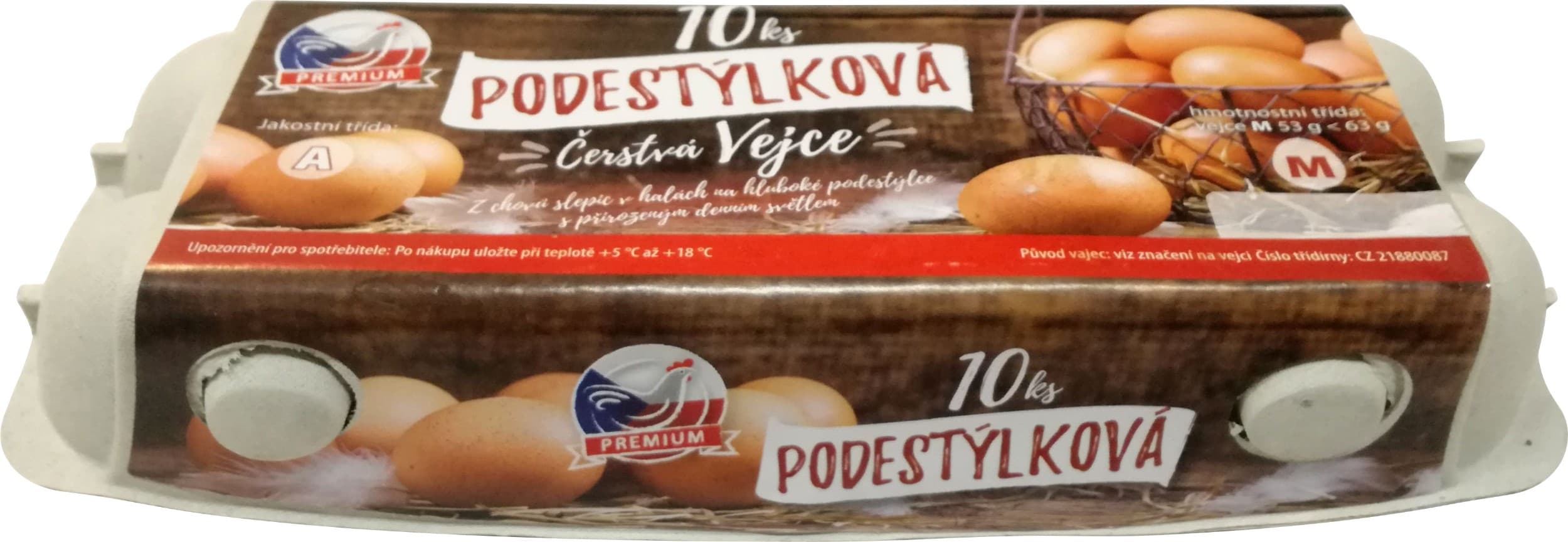 Ovus Vejce podestýlková M 10 ks