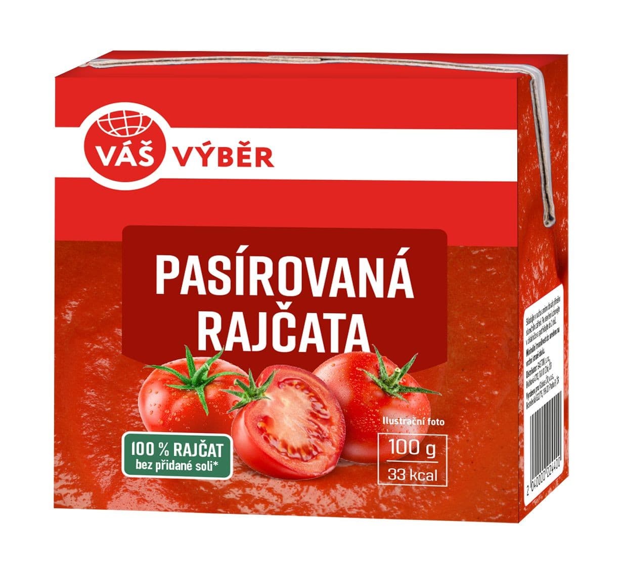 Váš Výběr Rajčata pasírovaná 500g