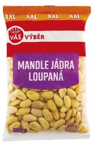 Váš Výběr Mandle jádra loupaná 500 g XXL
