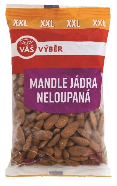 Váš Výběr Mandle jádra neloupaná 500g